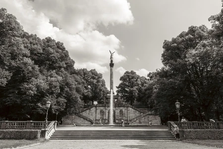 Historic Monument Amidst Trees