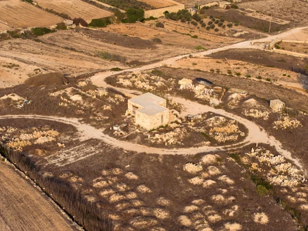 Aerial View of Rural Landscape