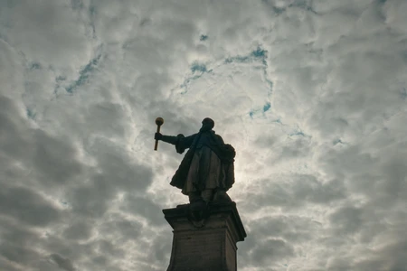 Silhouette of a Monument