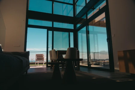 Modern Interior with Scenic View