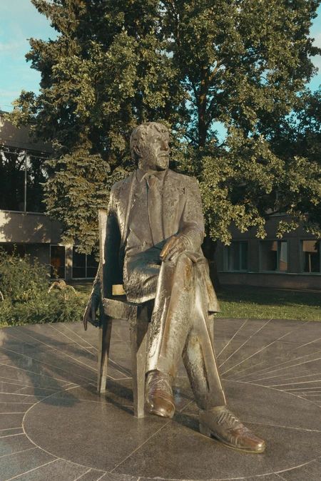 Sculpture in a Park Setting