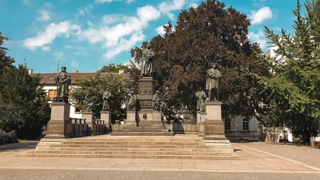Historic Monument in a Park