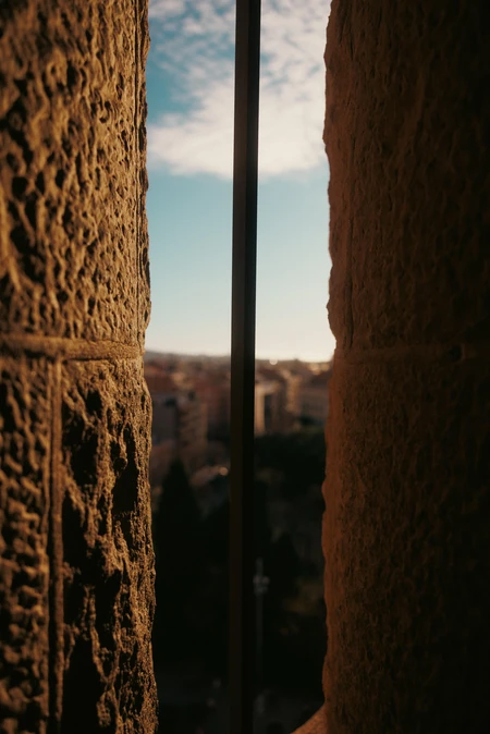 Glimpse Through Ancient Walls