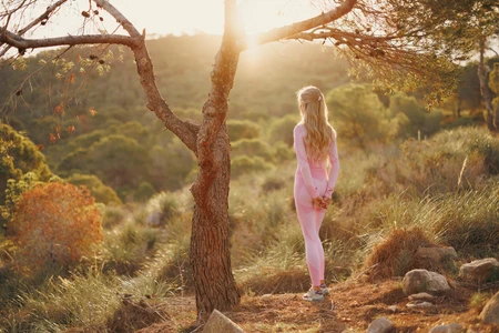 Sunlit Contemplation in Nature