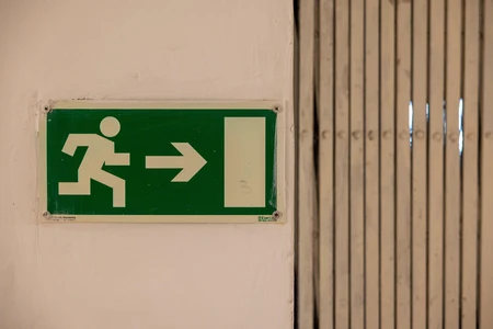 Emergency Exit Sign