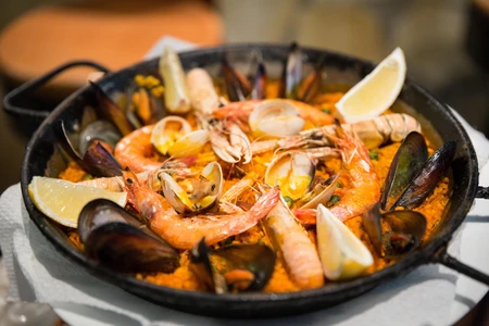 Delicious Seafood Paella