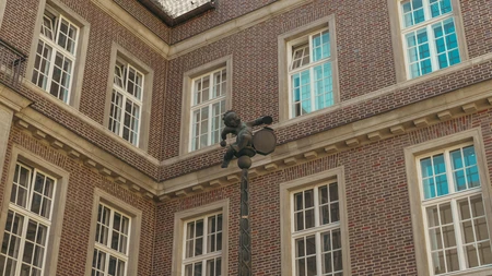 Historic Brick Building Facade