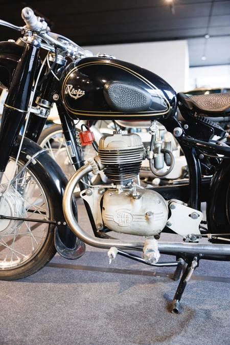 Vintage Motorcycle Display