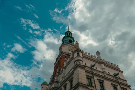 Historic Tower Against Cloudy Sky