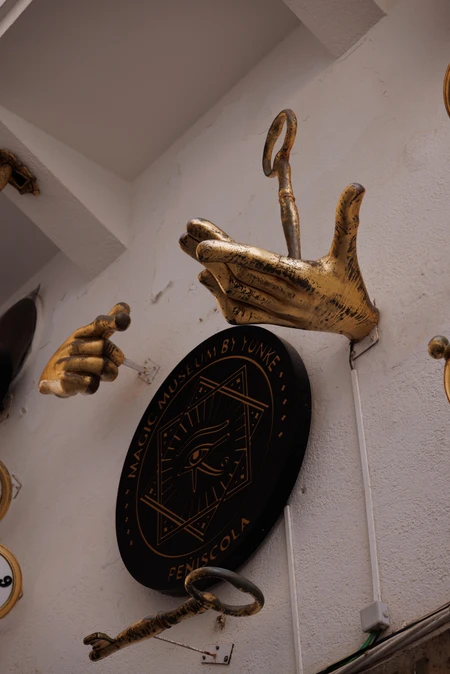 Golden Hand Display