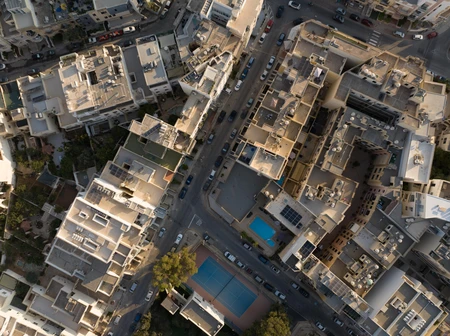 Urban Aerial View
