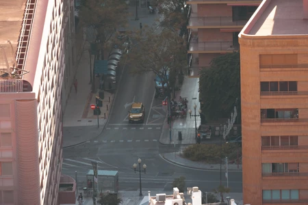 Urban Intersection View