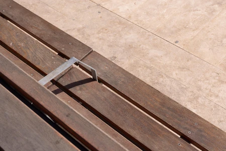 Wooden Bench Perspective