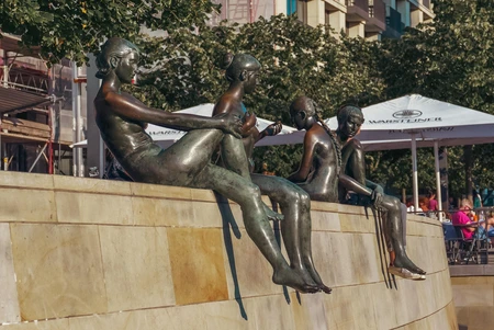 Statues by the Riverside