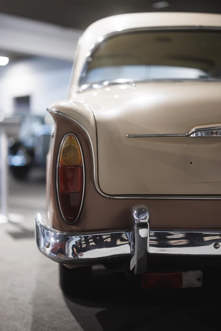 Vintage Car in Showroom