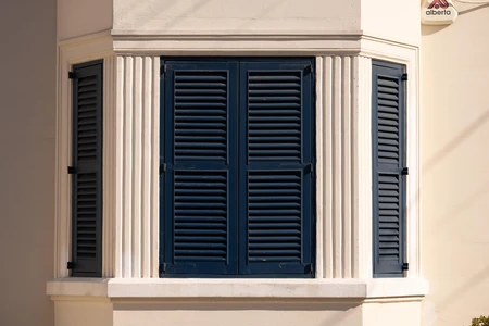 Elegant Shuttered Window