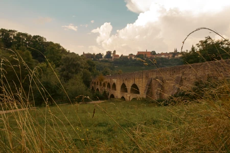 Historic Bridge with Scenic View