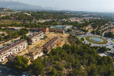 Aerial View of Residential Area