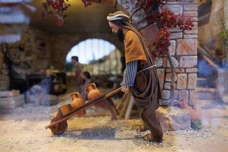Miniature Village Scene