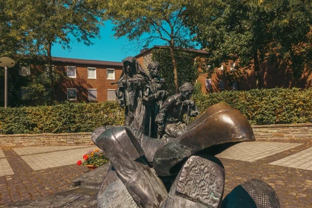Urban Sculpture in Sunny Square
