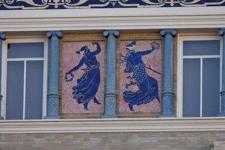 Decorative Wall Art with Columns