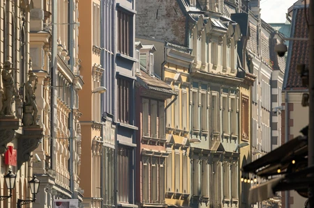 Charming City Street Architecture