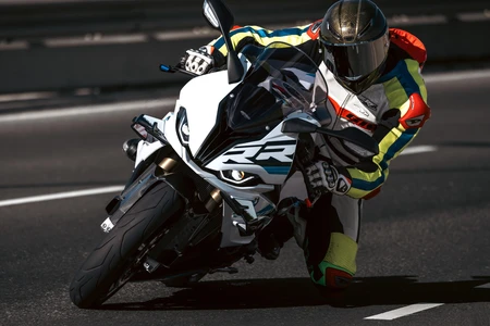 High-Speed Motorcycle Racer