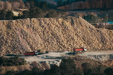 Industrial Quarry Landscape