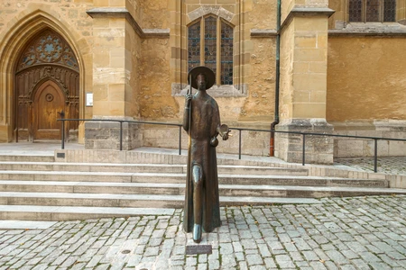 Statue at Historical Building
