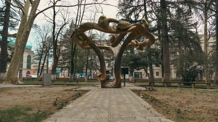 Artistic Monument in the Park