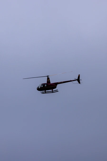 Helicopter in Flight