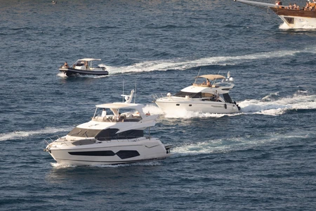 Boats on the Open Sea
