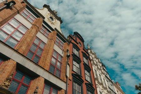 Historic Architecture Under a Cloudy Sky