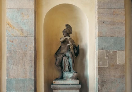 Statue in an Architectural Niche