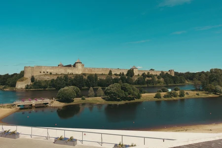 Historic Castle by the River
