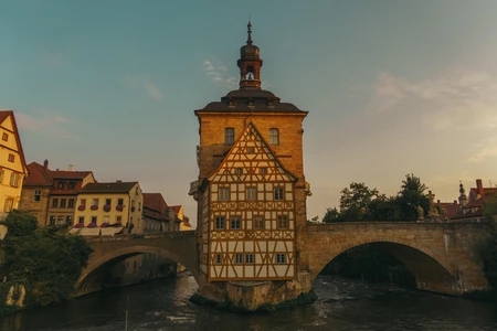 Historic Bridge and Building