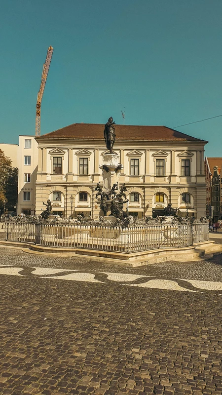 Historic Building and Fountain