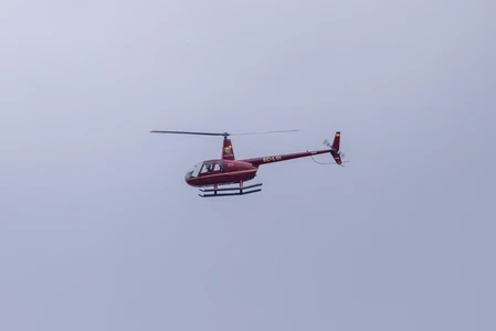 Helicopter in Flight