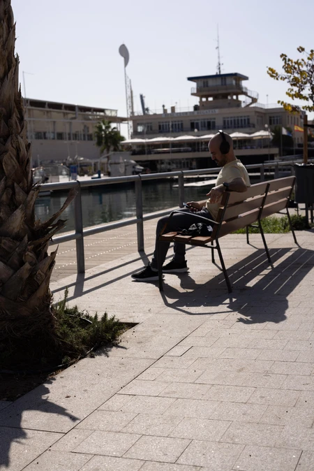 Relaxing by the Waterfront