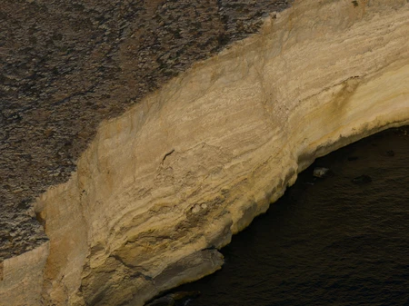 Rocky Cliff Overlooking the Sea