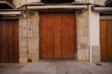 Rustic Wooden Doorway
