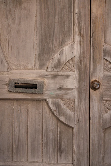 Weathered Wooden Door