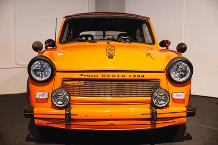 Vintage Orange Car