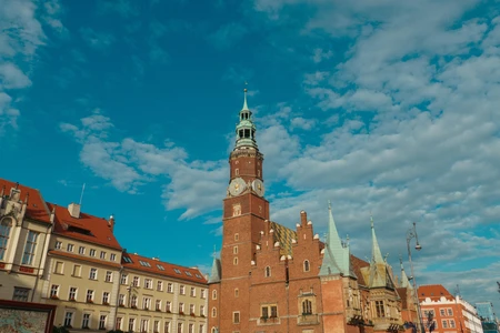 Historic European Clock Tower