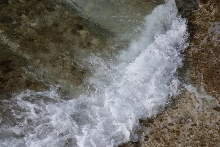 Waves on Rocky Shore