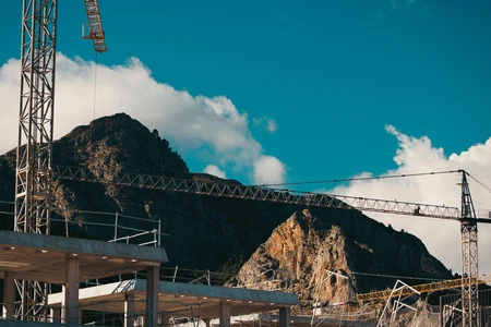 Mountain Construction Site
