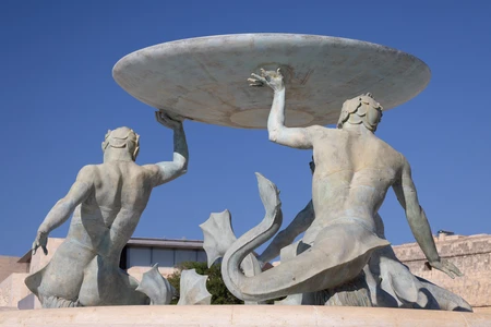 Sculpture of Tritons