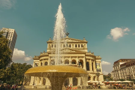 Historic Fountain with Opera House