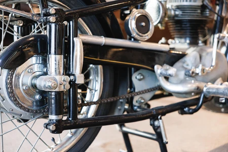 Vintage Motorcycle Detail