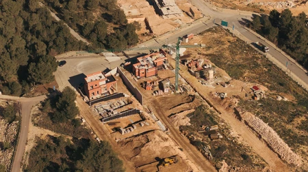 Construction Site Aerial View